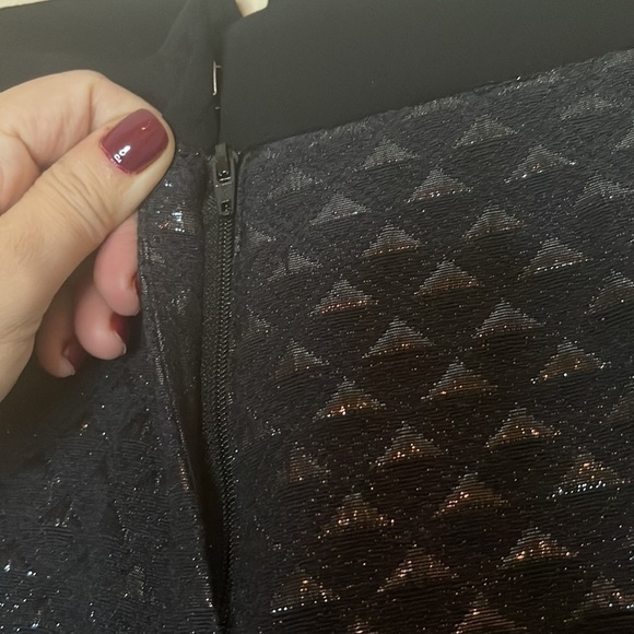 Ted Baker Black Textured Ankle Pants Sz 2 US 6 - Picture 4 of 7